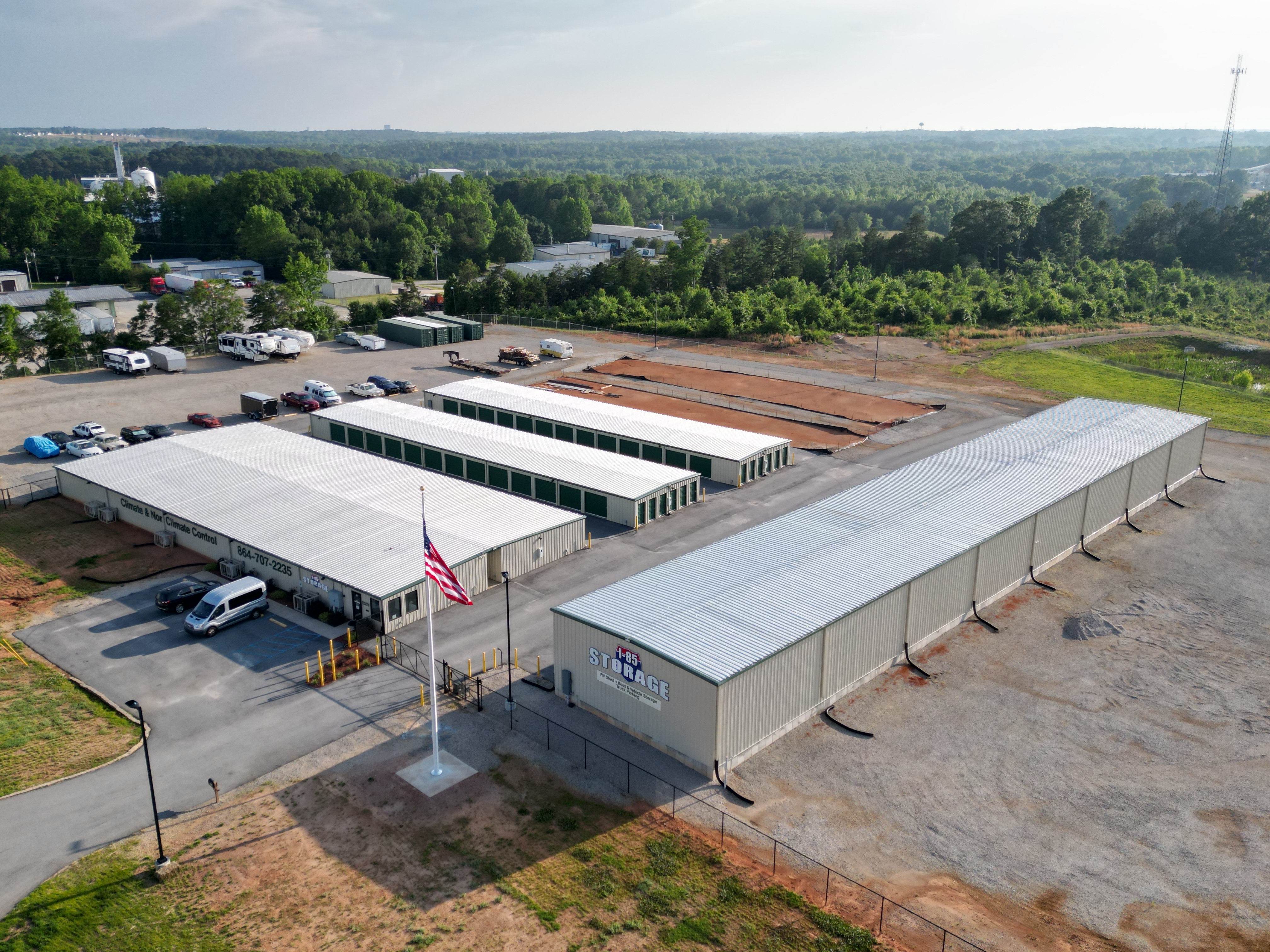 I-85 Storage Storage Facility from above